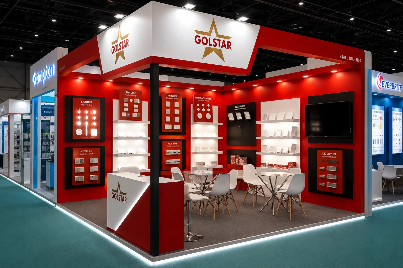 exhibition stall design and fabrication for CPHI 2026
